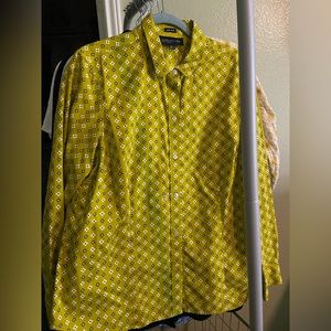 Women’s Jones 1X LS No-Iron Button Blouse. Never worn.